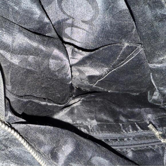 Coach Parker teal black and white bag 14895 - Picture 8 of 9